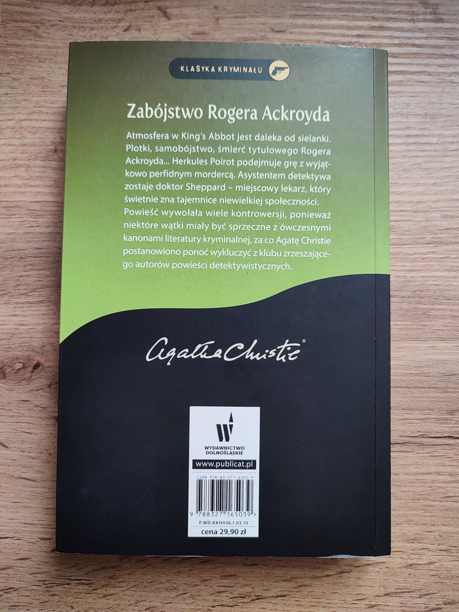 Zabójstwo Rogera Ackroyda Agatha Christie