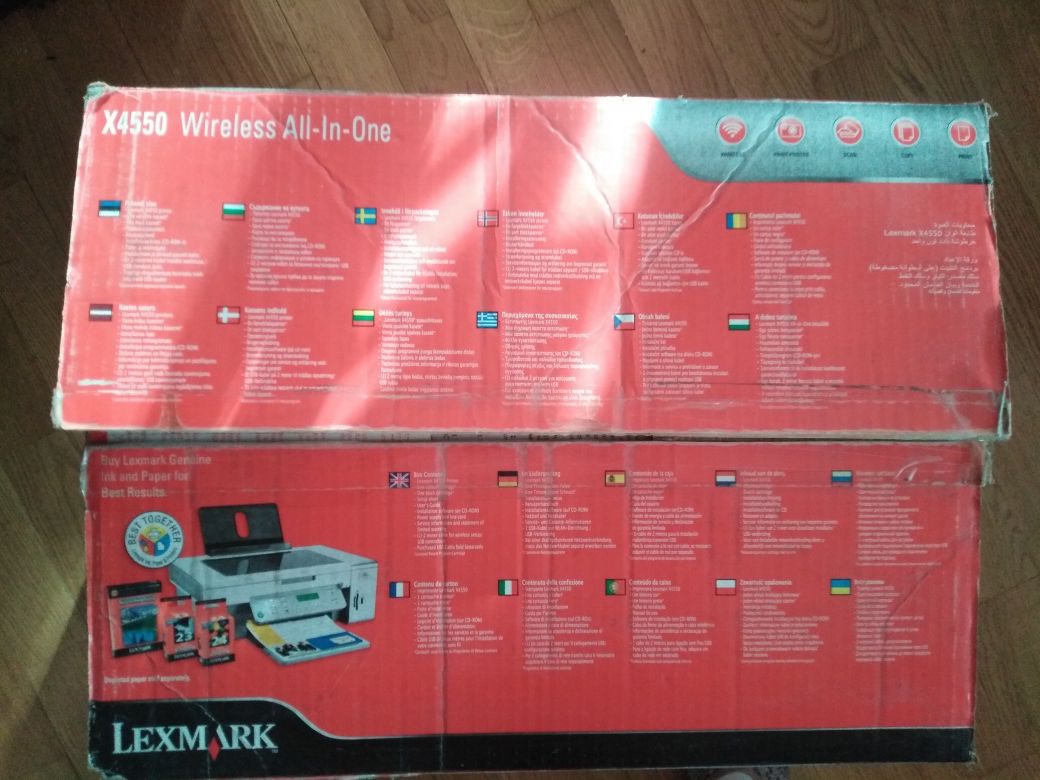 Продам Lexmark x4550 принтер сканер