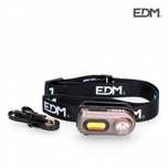 LANTERNA CABEÇA LED 400lm RECARREGÁVEL EDM