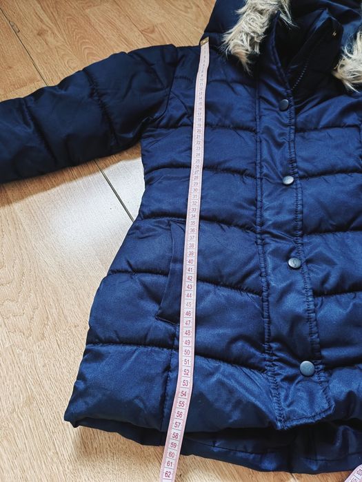 Zimowa kurtka dla dziewczynki h&m 122 wymiary