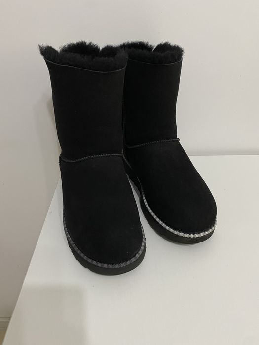 Ugg 11 чорні з бантами 28см 42розмір
