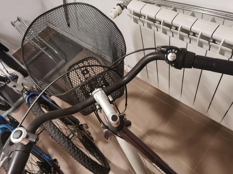 Rower damski damka miejski kosz 53cm fioletowy Shimano nexus 3