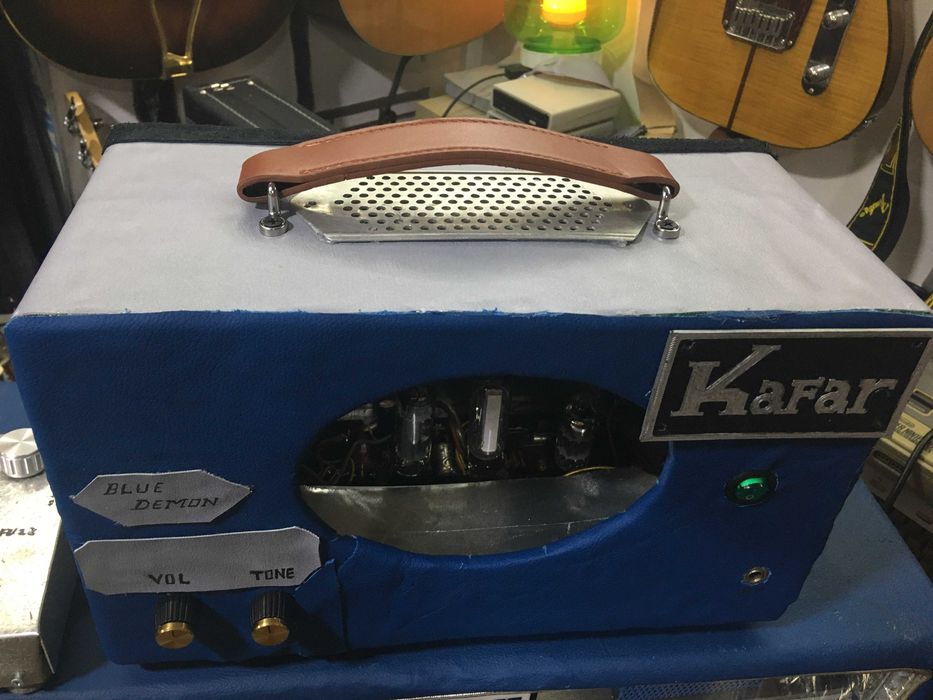 Wzmacniacz gitarowy lampowy KAFAR Blue Demon 4W hand made NOWY