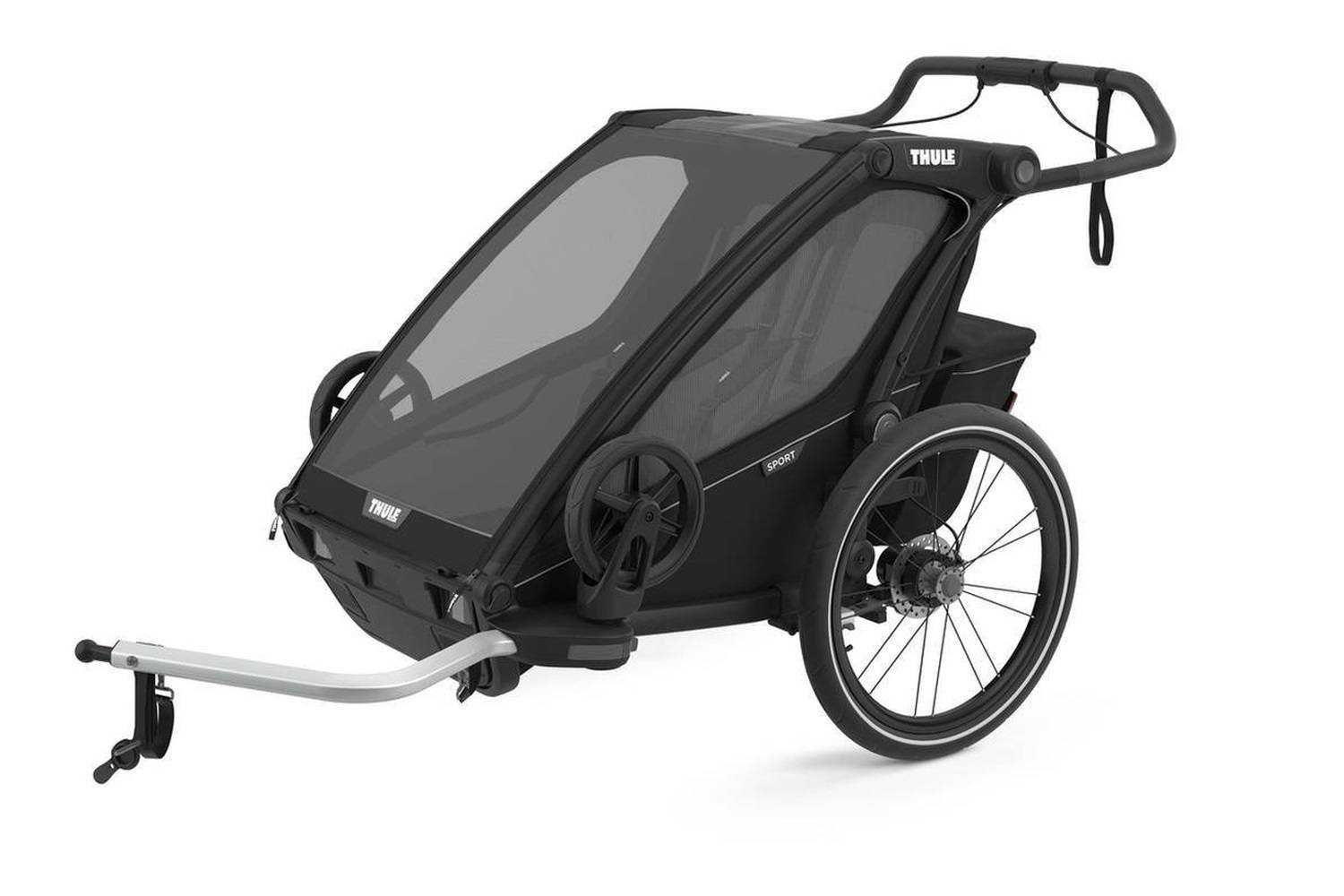 Przyczepka wózek spacerowy Thule Sport 2 dla 2 dzieci W-wa Bemowo