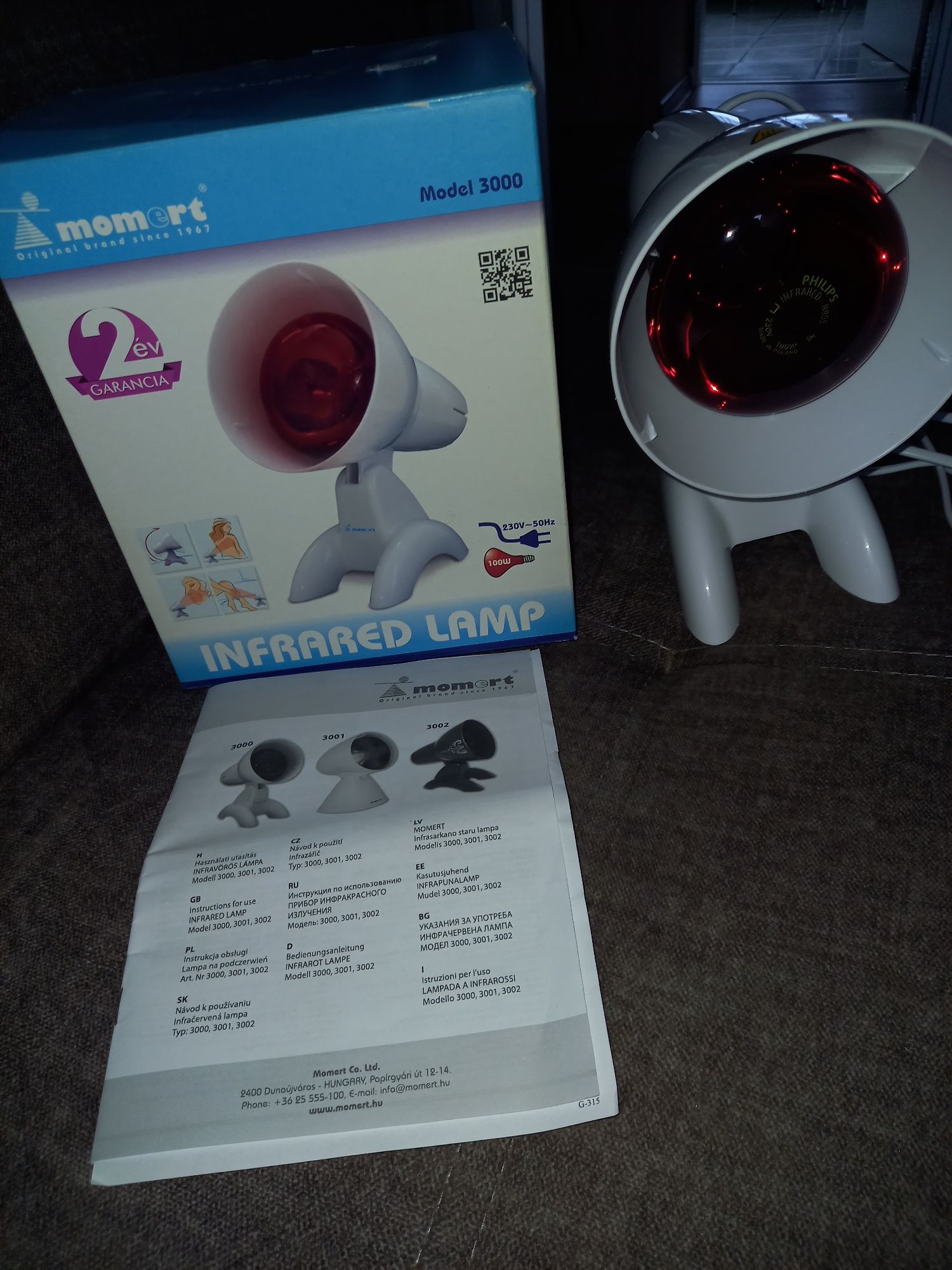 Lampa na podczerwień