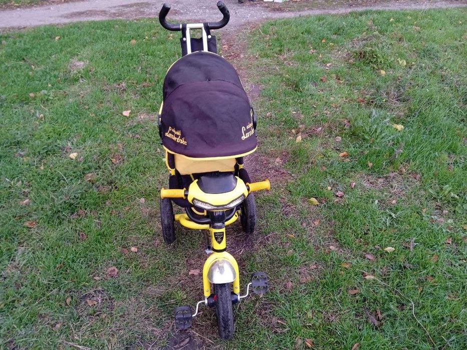 Продам детский велосипед с ручкой