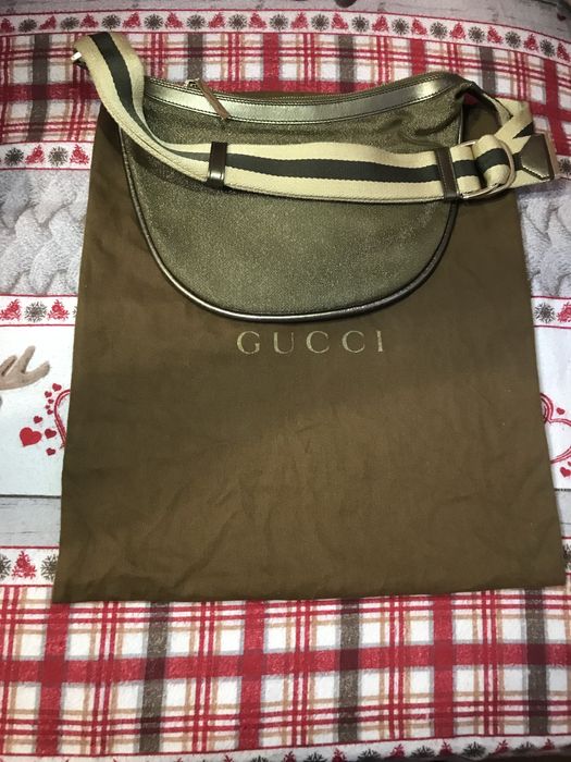 Сумка GUCCI золотистого  кольору   З пильним мішечком
