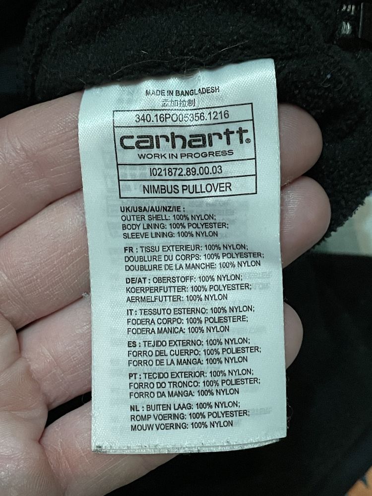 Анорак Carhartt, оригінал, теплий, розмір XS