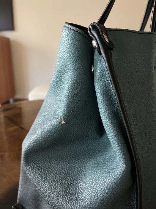 Armani torebka torba shopper bag ombre niebieska pakowna shoperka