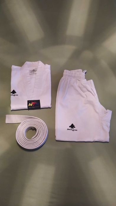 Dobok taekwondo 120cm + cinto branco