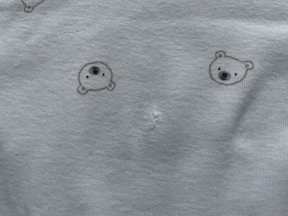 Body H&M 98 bawełna organiczna misie długi rękaw