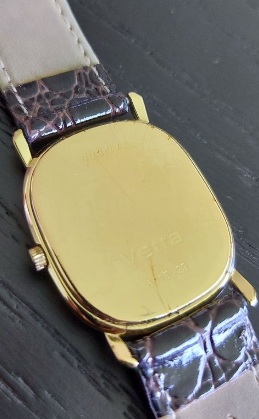 VETTA MONTELUCE cal. ETA 256 Gold Plated Model 8915.29 Swiss Quartz