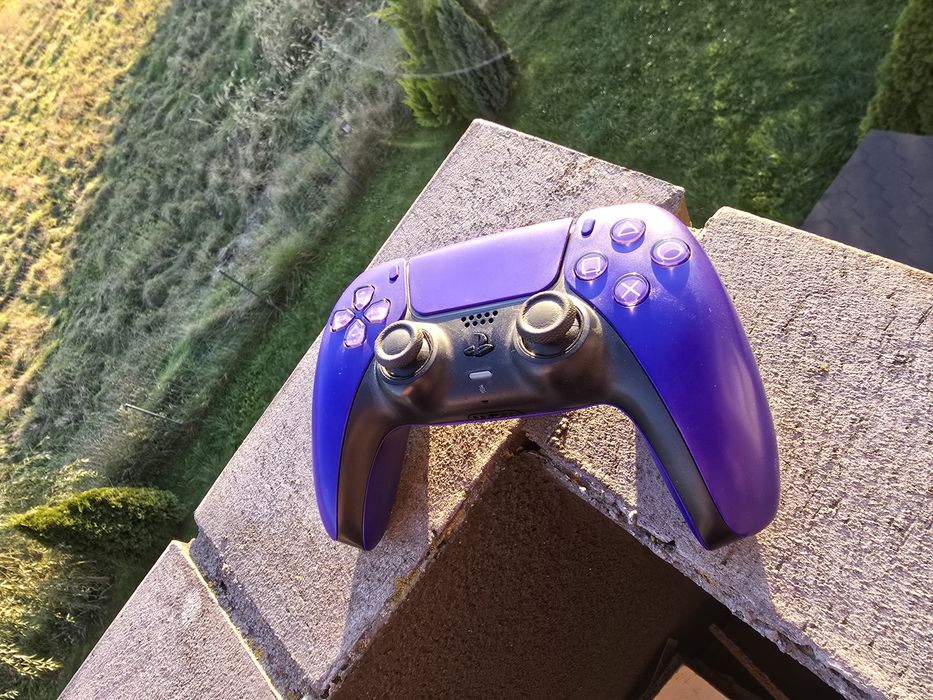Pad PS5 DualSense Galactic Purple fioletowy, TMR Odporny na dryf!
