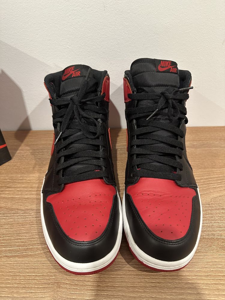 Jordan 1 Bred 2013 Black Red 11US 45 OG box paragon