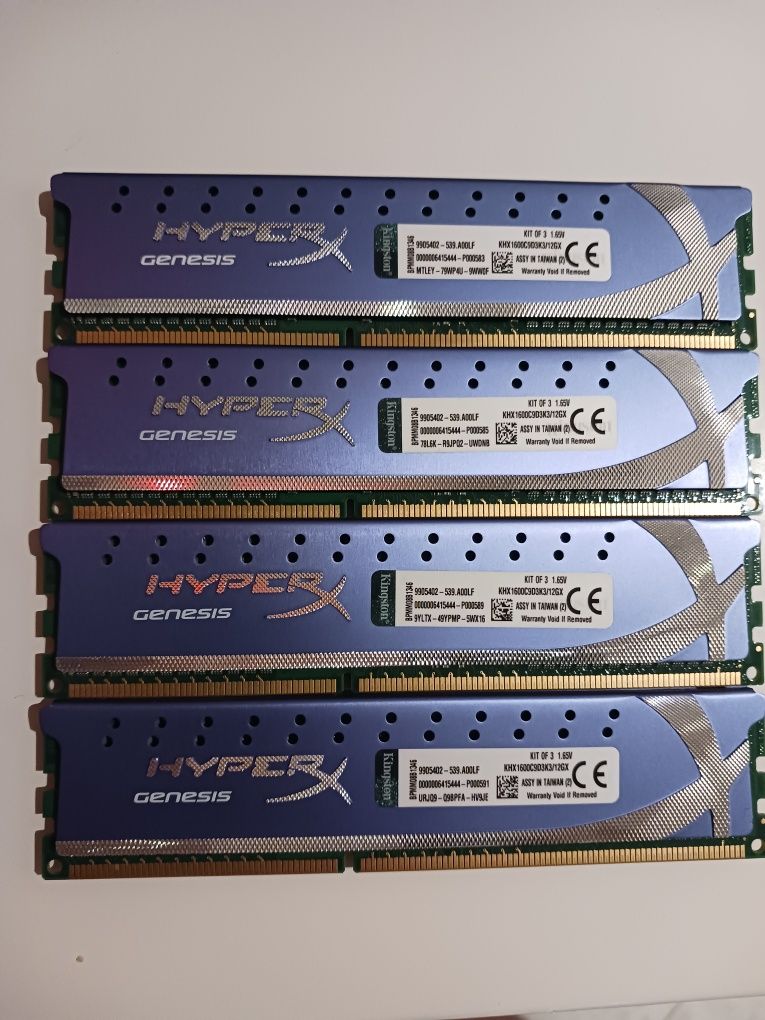 Pamięć RAM 5x4GB 20GB Kingston Hyperx genesis DDR3 1600MHz CL9