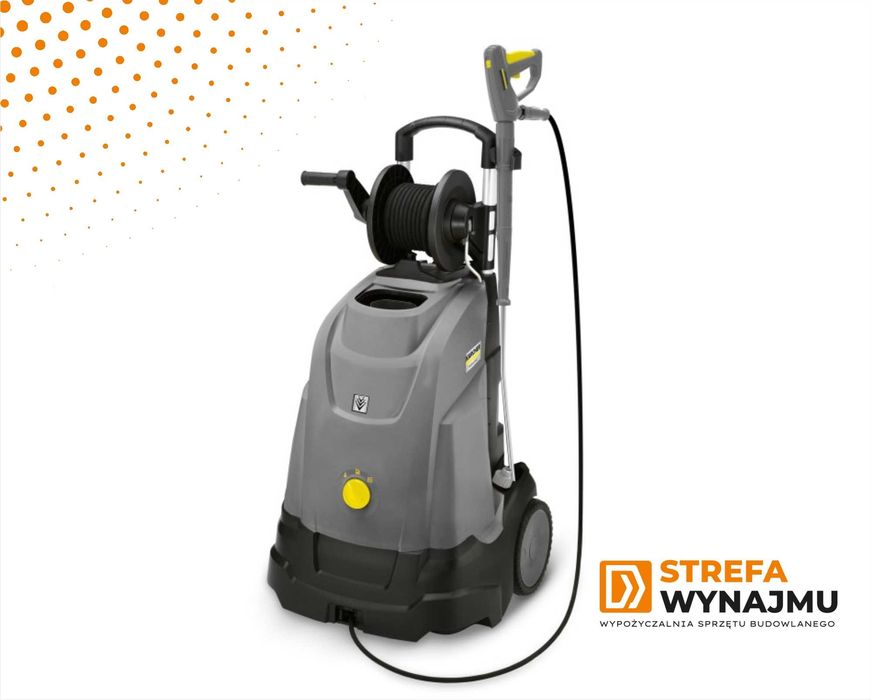 Karcher myjka na gorącą wodę, mycie kostki elewacji Lublin Wynajem