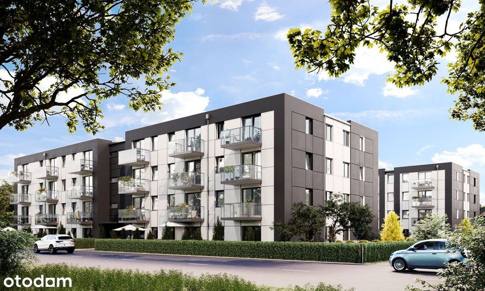 3-pokojowe mieszkanie 55m2 + ogródek Bezpośrednio