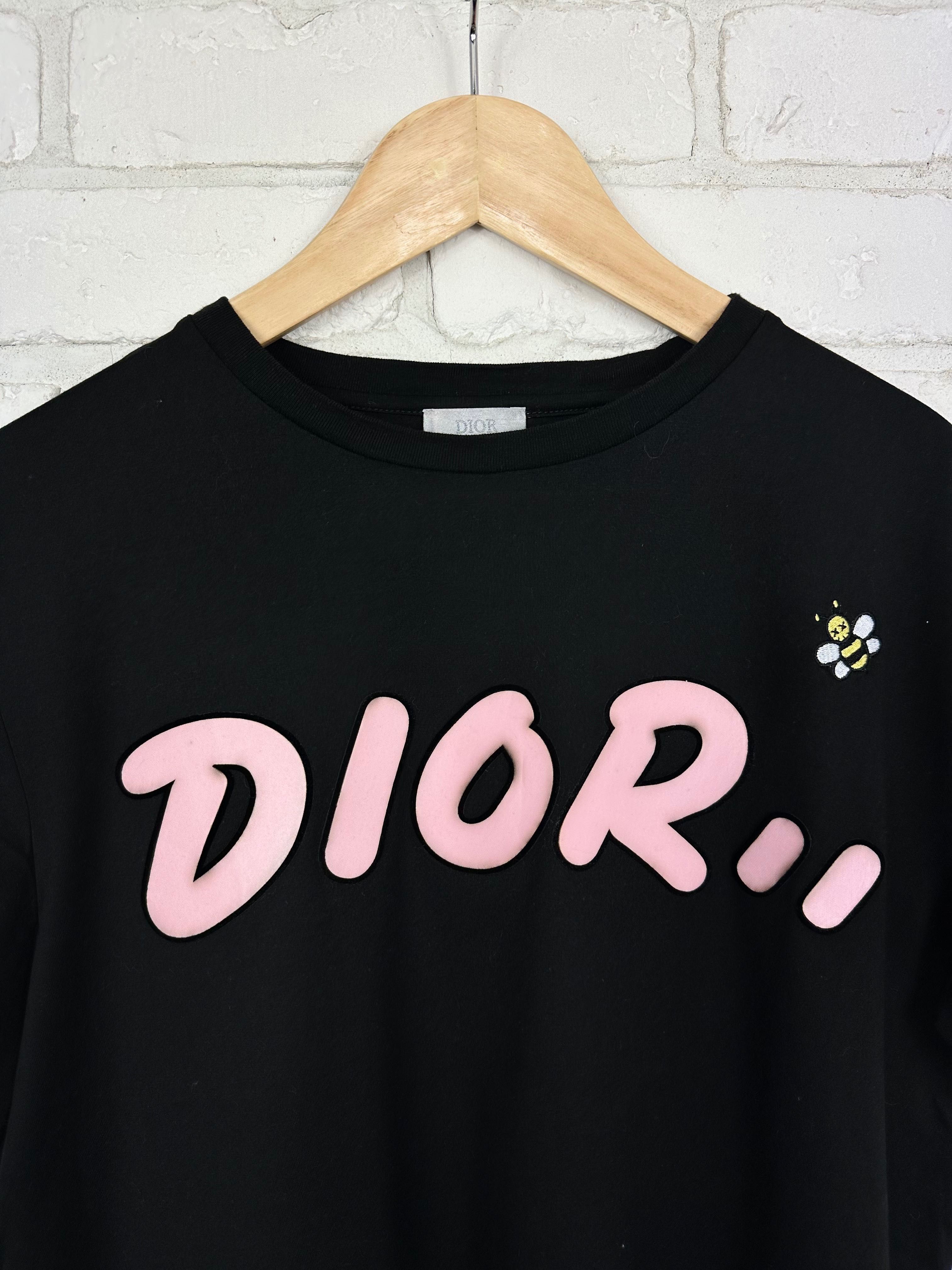 T-shirt Dior x Kaws bee logo