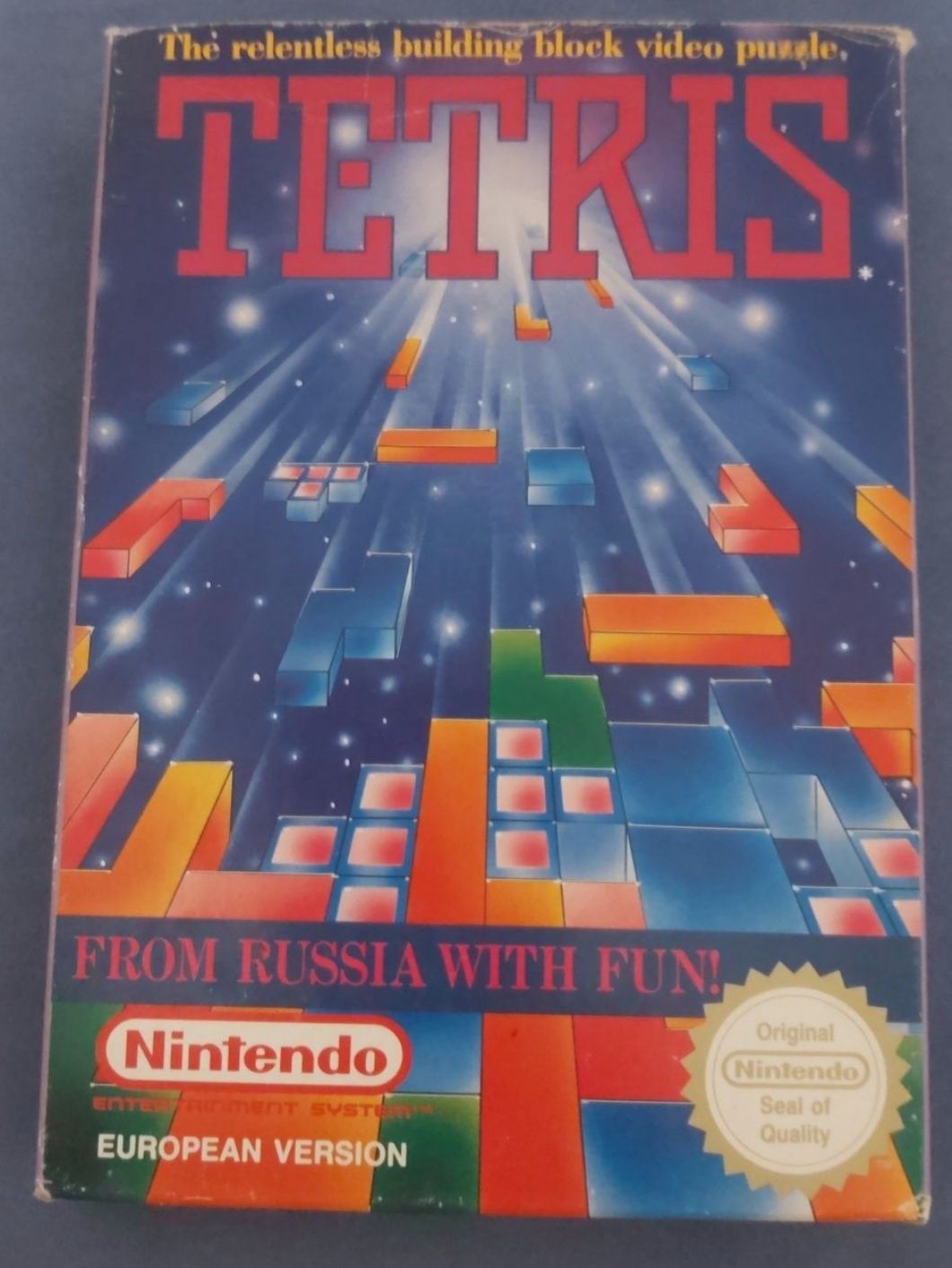 Nintendo Nes Tetris Com Caixa Original.