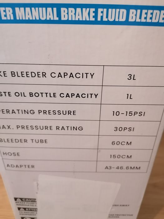 Ręczna pompka odpowietrzania hamulców CMOTIV PRO nowa