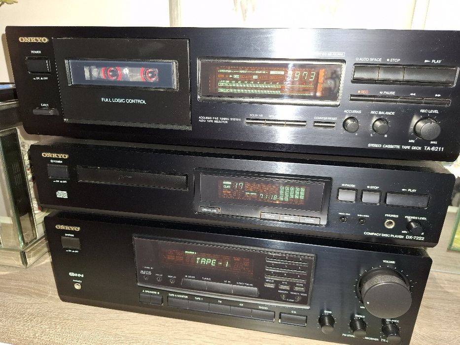 Wieża stereo Onkyo, stan fabryczny !! Z pilotem.