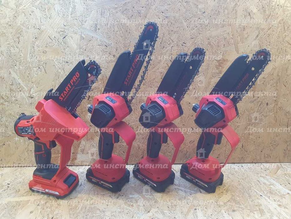 Акумуляторна Пила Старт про Мини Пилка 20в 2Ак,15,20 см секатор, т.д.