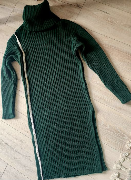 Golf, sukienka wełniana długa