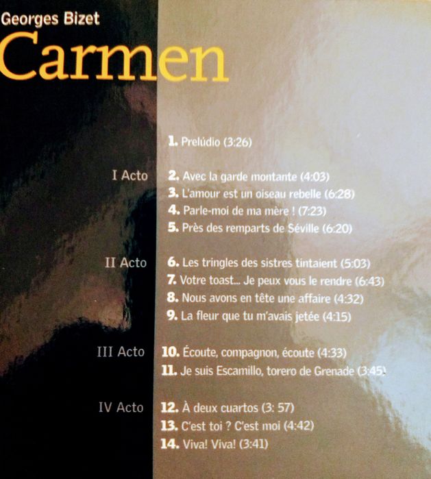CD Carmen de Georges Bizet (música clássica)