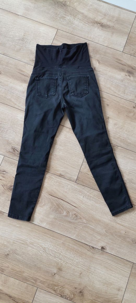 Spodnie ciążowe czarne jeansy legginsy calzedonia S jak nowe