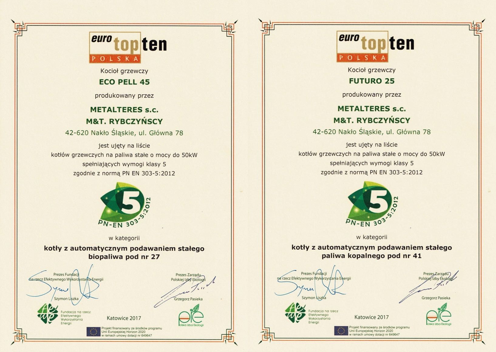 Kocioł, piec na pelet ECO PELL 16kW, prod. Metalteres, lista ZUM