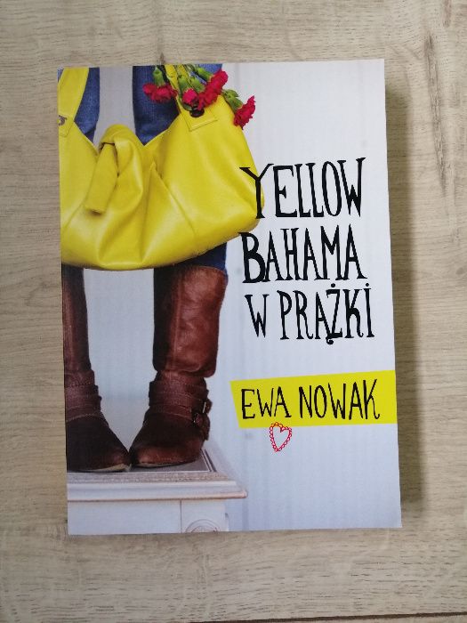 "Yellow bahama w prążki" Ewa Nowak