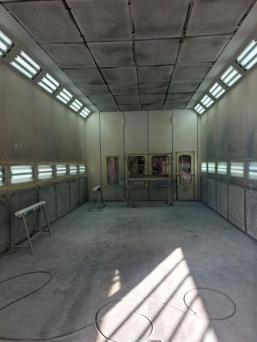 Kabina lakiernicza Metron 8,4 x 5 x 4 PRZEJAZDOWA