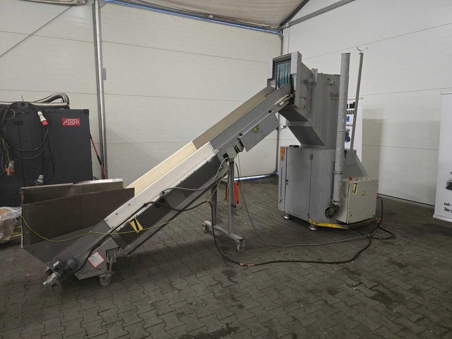 Młyn rozdrabniacz Herbold ML 32/42 moc 18.5kW+taśmociąg+detektor