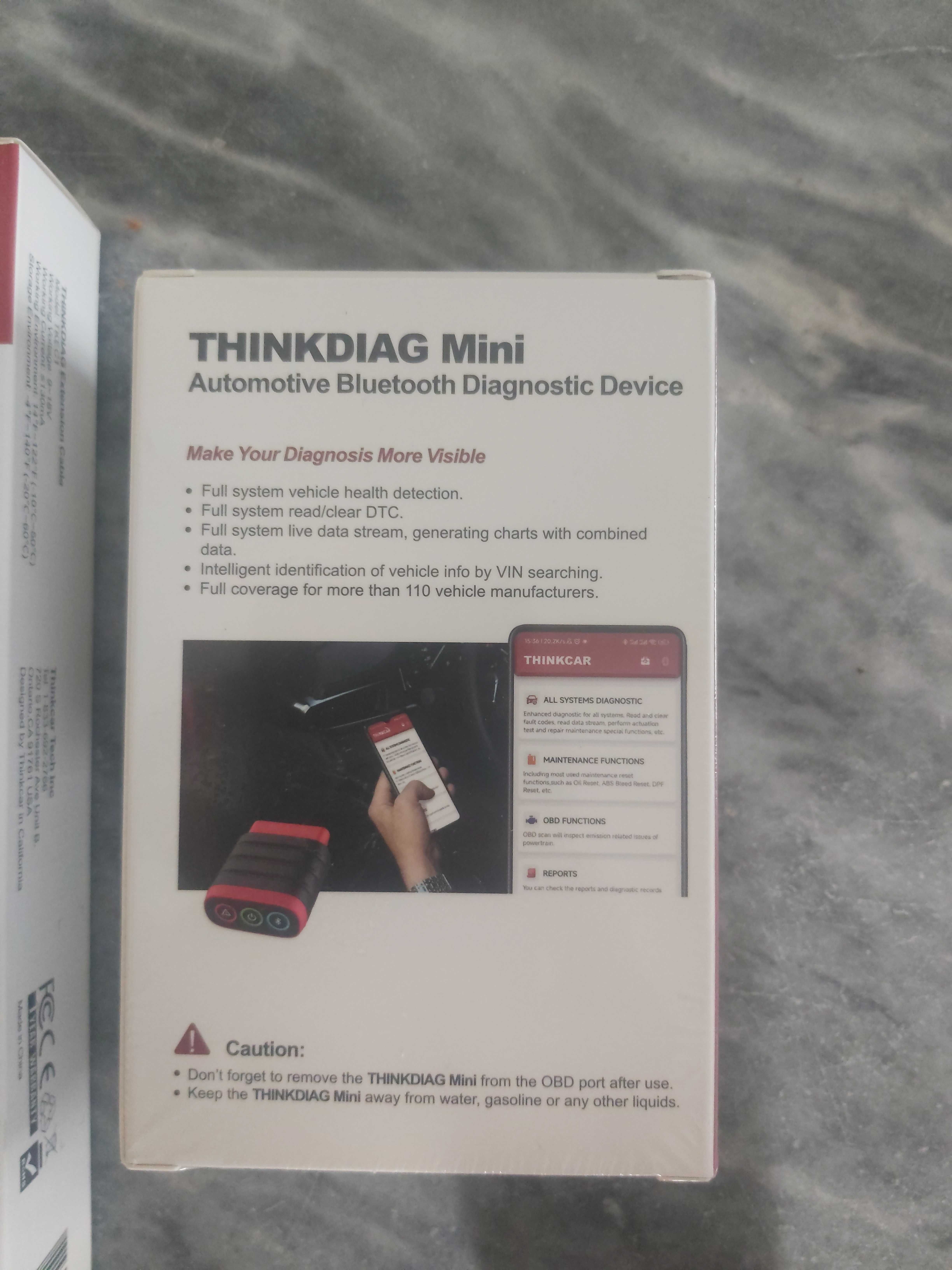 ThinkCar ThinkDiag Mini diagnostico auto smartphone bluetooth obd2