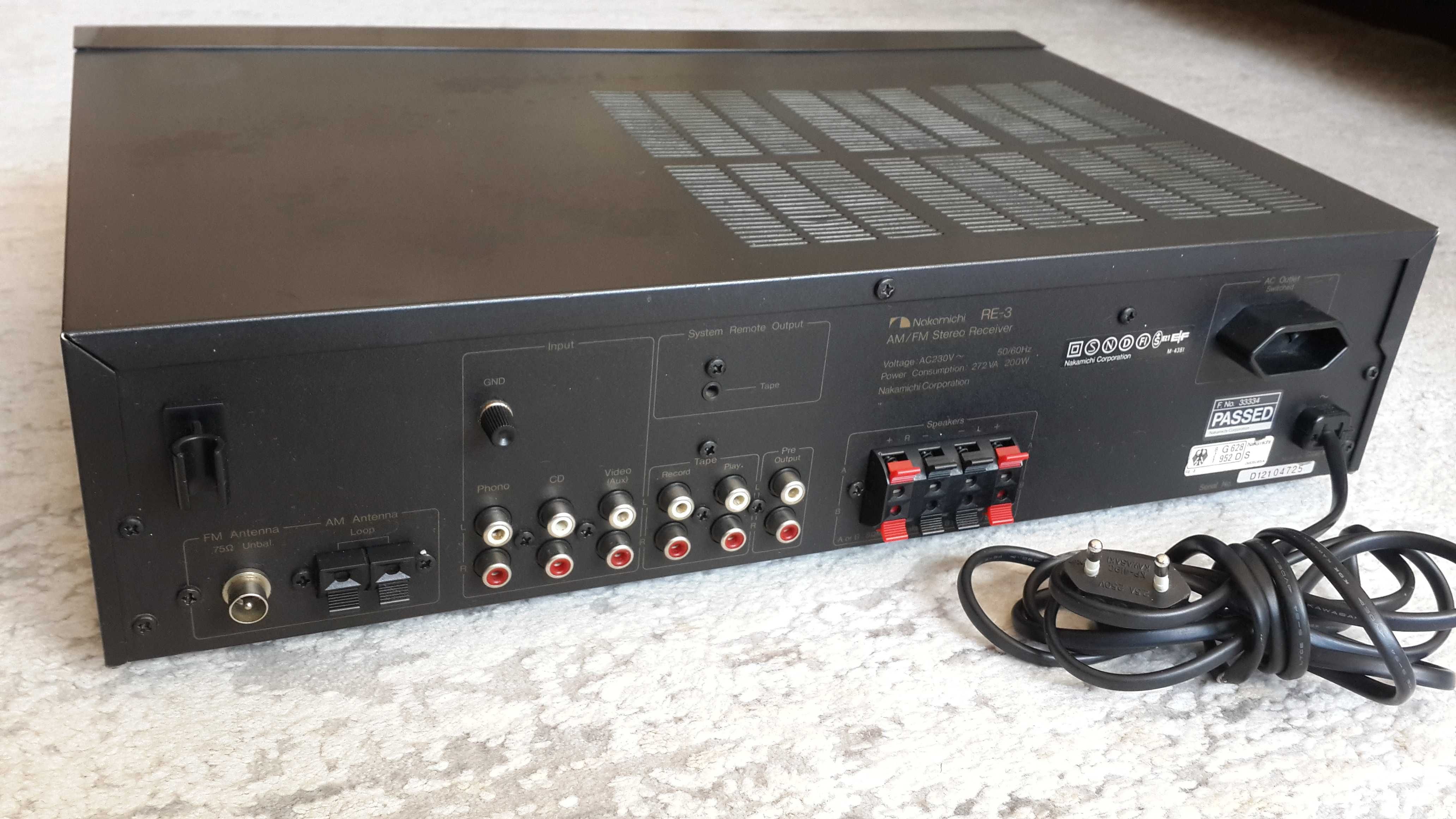 CD Nakamichi CD-4 , ресивер Nakamichi RE-3