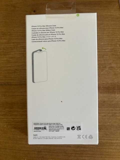 Capa em silicone com MagSafe para iPhone 13 Pro Max - Giz rosa