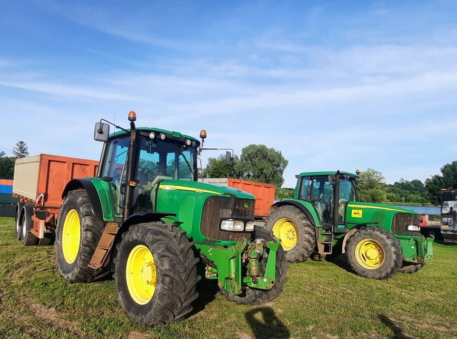 Transport ziemi piasku kruszywa urobku zboża usługa ciągnikiem wynajem