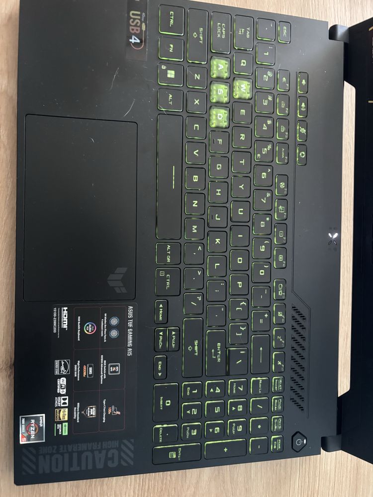 Laptop ASUS TUF gaming A15 gwarancja