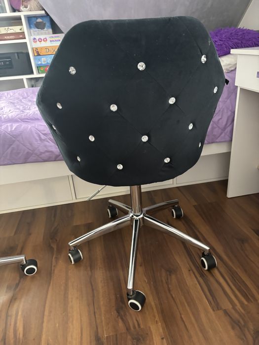 Fotele obrotowe do biurka krzesła biurowe 2 sztuki