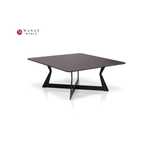Stolik ze spieku kwarcowego podstawa metal 100x100