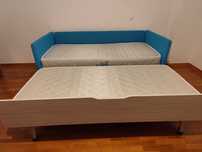 Cama dupla de criança | 2 colchões incluídos