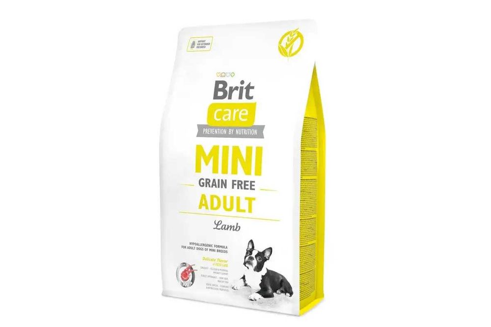 Brit Care GF Mini Adult корм для собак мини пород с ягненком 2кг