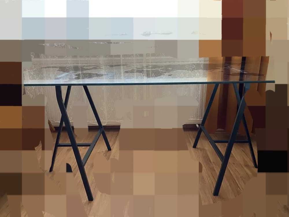 Ikea biurko szklane TORFINN