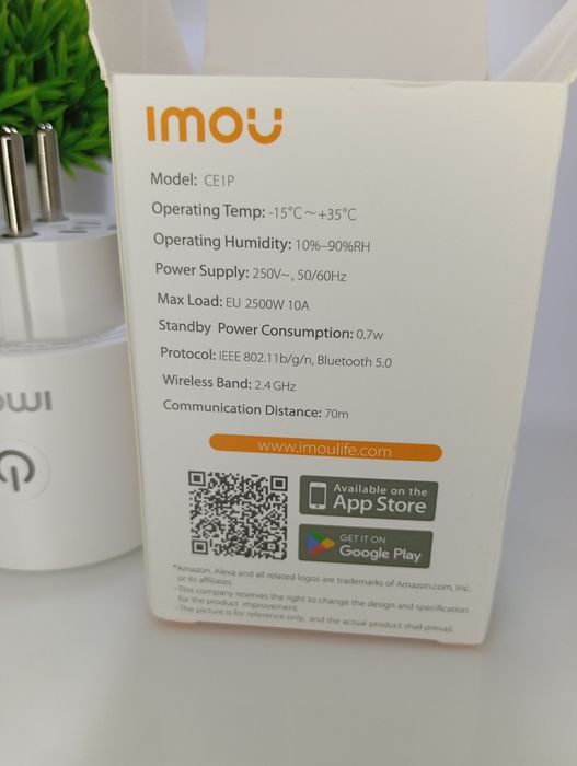 ‼️Вайфай розетка Imou Life 10A розумна WiFi  смарт розетка Умный дом‼️