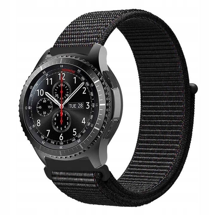 Pasek Nylonowy Materiałowy Do Zegarka Smartwatcha Uniwersalny 22mm