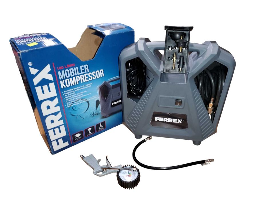 Sprężarka walizkowa ferrex 8bar 180l/min Nowa Gwarancja Sklep