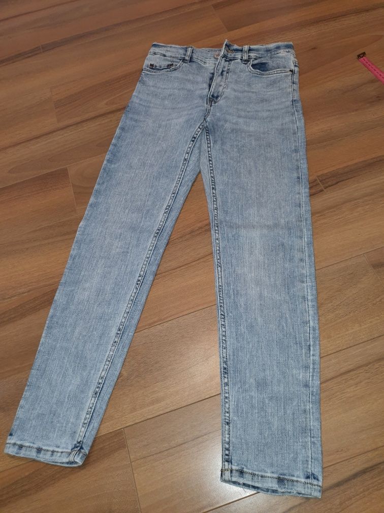 Spodnie jeans 164