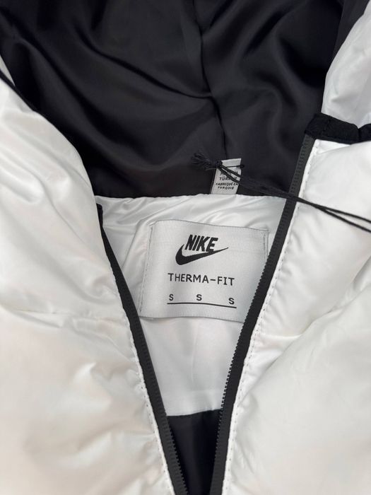 Зимняя Куртка Пуховик Nike Storm-Fit чорно-білий (S-2XL)