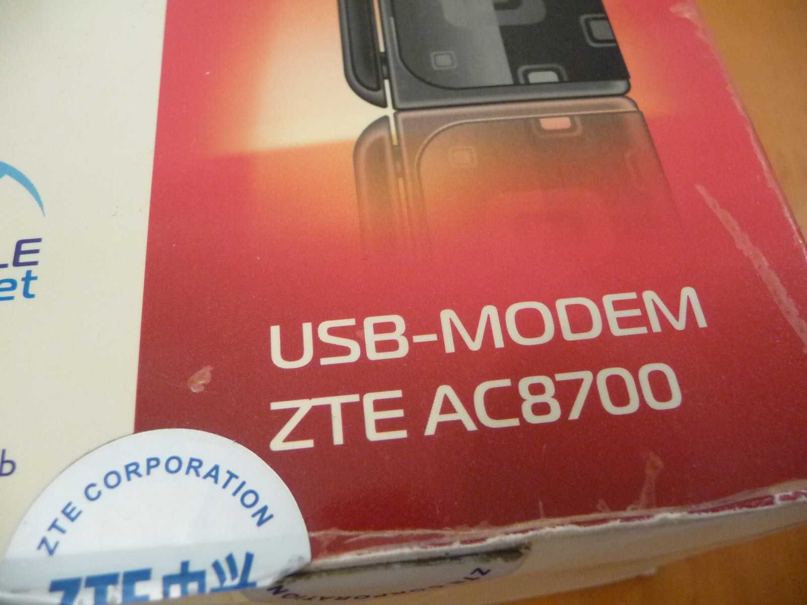Три штуки USB-Modem ZTE AC 8700