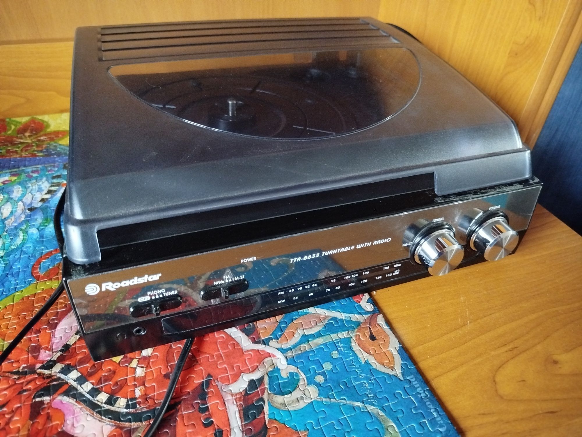 Gramofon z radiem Roadster TTR-8633 z 2010r